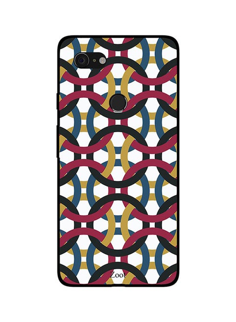 Skin Case Cover -for Google Pixel 3 Multi Color Rings Multi Color Rings