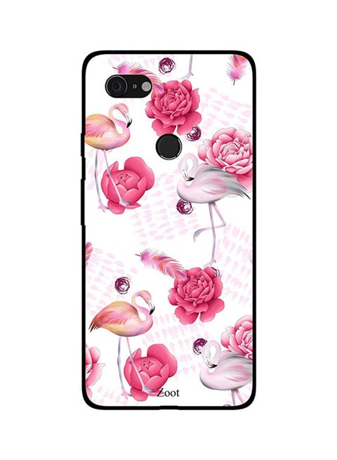 Skin Case Cover -for Google Pixel 3 Rose And Swan Rose And Swan