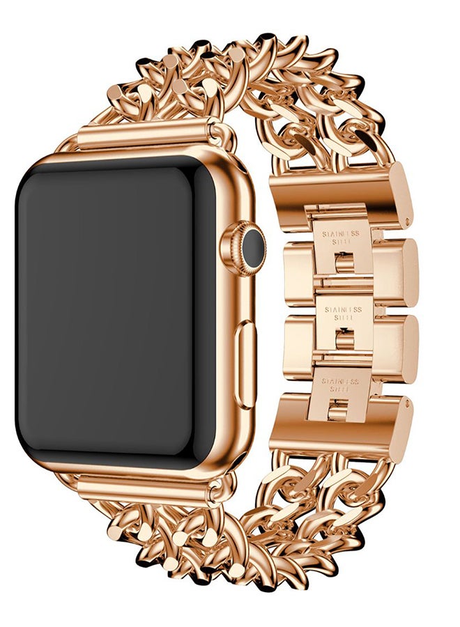 TraMx - Replacement Sport Band For Apple iWatch Series 4/3/2/1 Rose Gold - Image 1