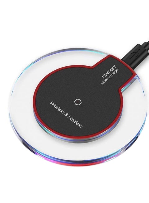 Ultra Slim Charging Pad  For Apple iPhone And Samsung Galaxy Mobile Multicolour