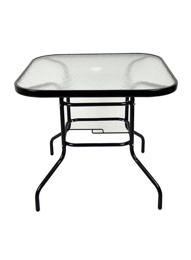 يولان 5-Piece Iron Folding Garden Furniture Set Grey 80cm  - Image 3