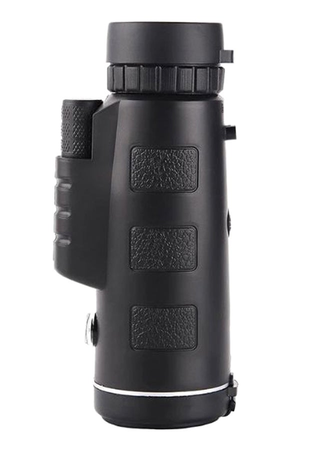 Generic Single Tube Telescope With Night Vision Mobile Phone Clip Black 