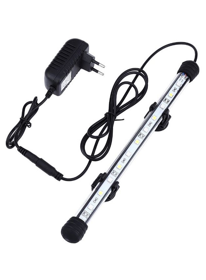 مصباح إضاءة LED لحوض السمك أزرق/ أبيض 28سم