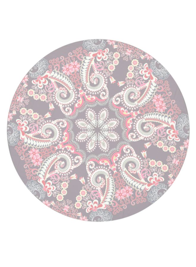 Printed Round Beach Towel Multicolour 130 x 175cm - Image 2