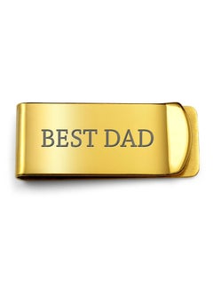 BLING JEWELRY Engravable Credit Card And Money Clip Gold  - Image 2