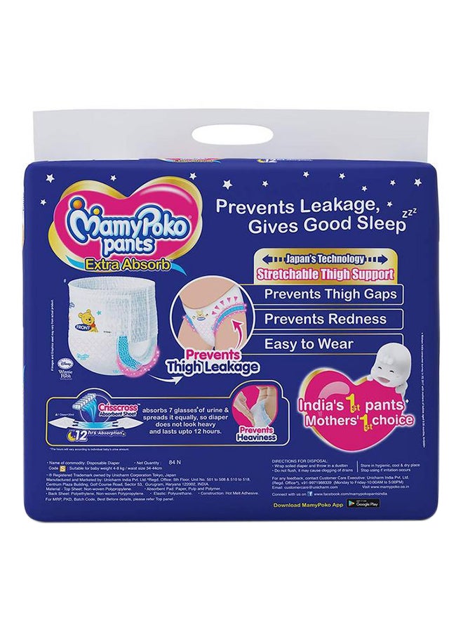 MamyPoko - Extra Absorb Diapers, Size Medium, 7-12 Kg, 76 Count - Image 1