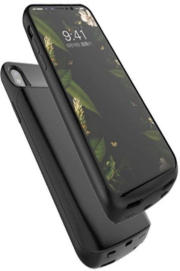 Generic Battery Charger Case Cover For Apple iPhone X Black  - Image 1