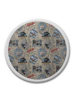 Linda Wood Stickers On Map Wireless Charger White