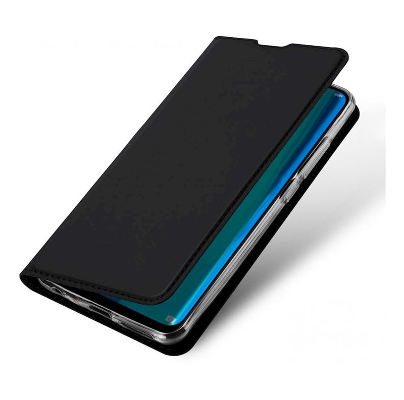 DUX DUCIS Huawei P Smart 2019 Leather Case Simple Flip Phone Shell With Card Holder Anti Fall Protective Sleeve Cover Black - Image 2