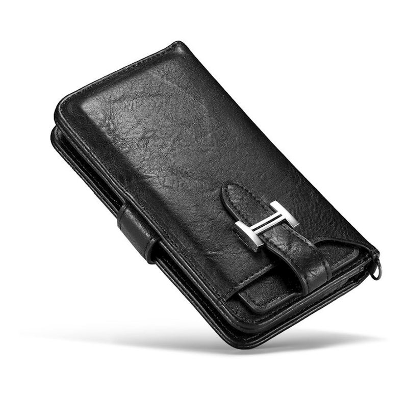 Protective Wallet Card Case Cover For Apple iPhone X/Xs Black  - Image 2