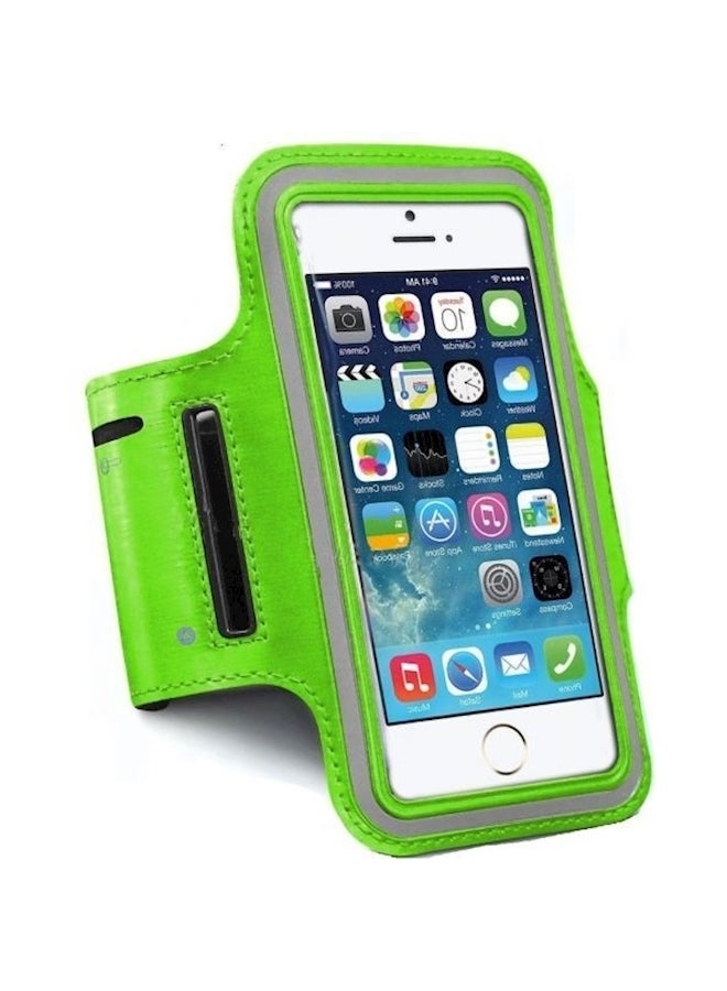 color Running Jogging Gym Sports Style Armband Cover Holder for Apple iPhone 6 Plus 5.5inch Green - Image 1