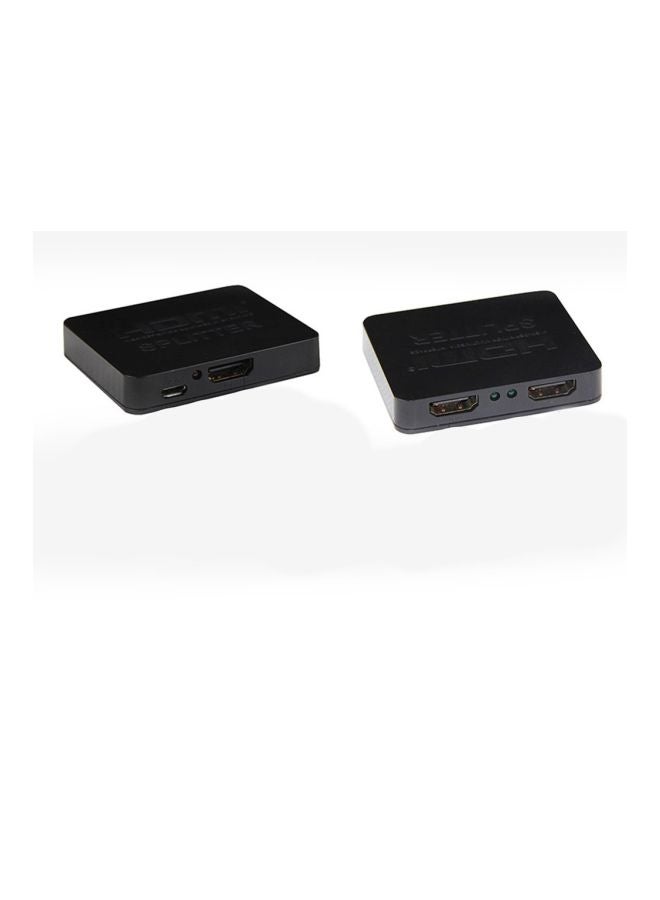 محول مقسم بمنفذ HDMI أسود - Image 4