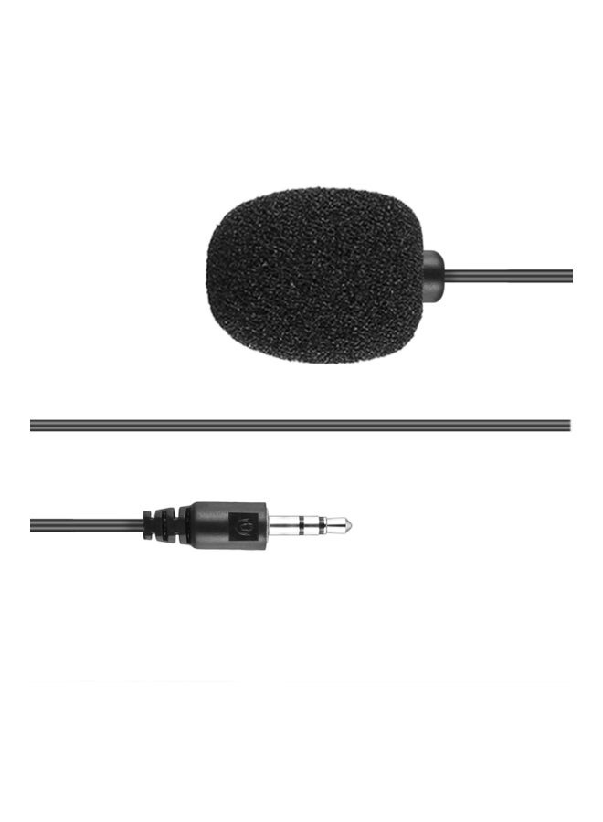 Clip-On Lapel Lavalier Microphone Black - Image 4