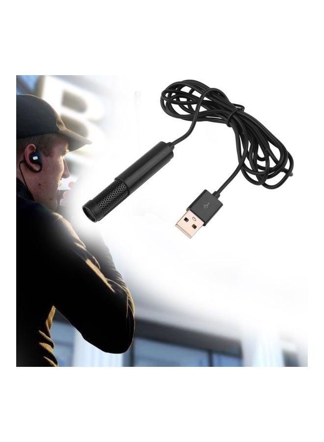 USB Capacitance Studio Microphone ZB25500 Black - Image 2