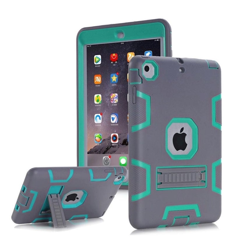 Shockproof Case Cover For Apple iPad Pro 9.7 Inch/iPad Air 2 Grey/Green - Image 2