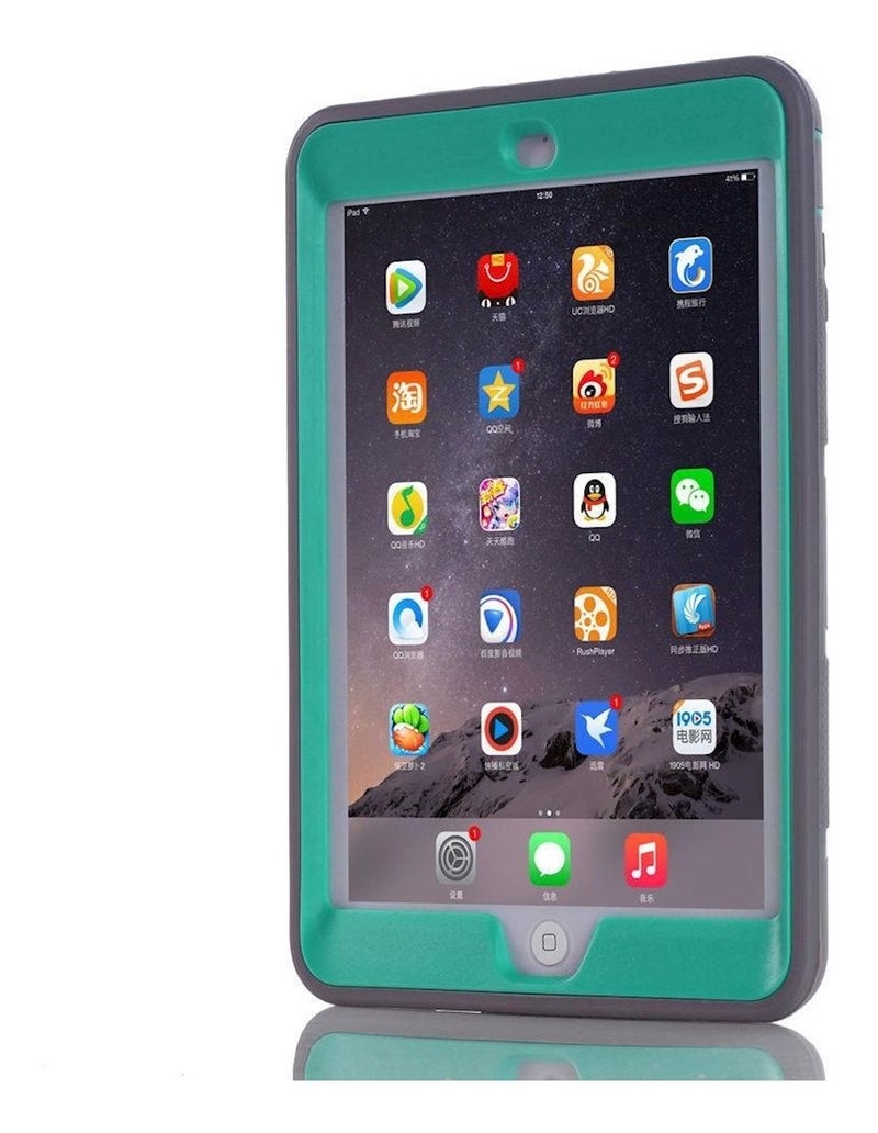 Shockproof Case Cover For Apple iPad Pro 9.7 Inch/iPad Air 2 Grey/Green - Image 3