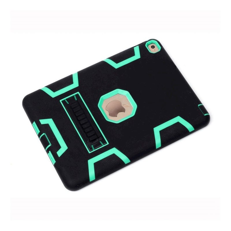 Protective Case Cover For Apple iPad Air 2 Black/Green - Image 3