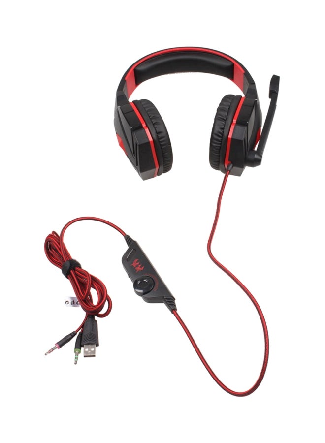 KOTION EACH LED Over-Ear Gaming Headset With Mic For PS4/PS5/XOne/XSeries/NSwitch/PC  - Image 1