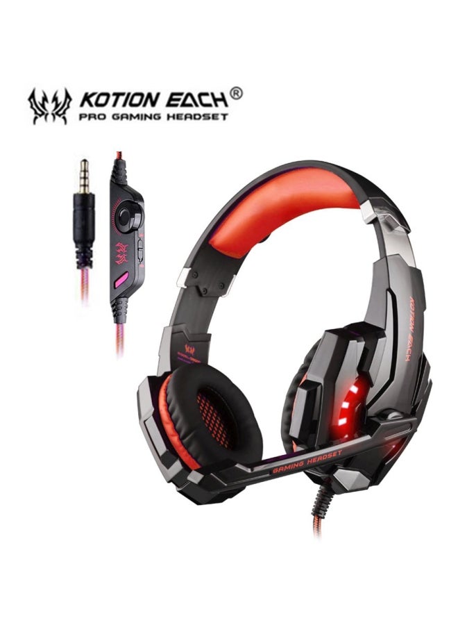 KOTION EACH LED Over-Ear Gaming Headset With Mic For PS4 /PS5 /XOne /XSeries /Nswitch /PC  - Image 2