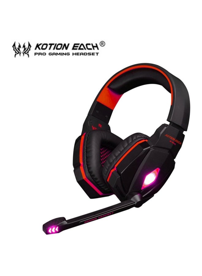 KOTION EACH LED Over-Ear Gaming Headset With Mic For PS4/PS5/XOne/XSeries/NSwitch/PC  - Image 2