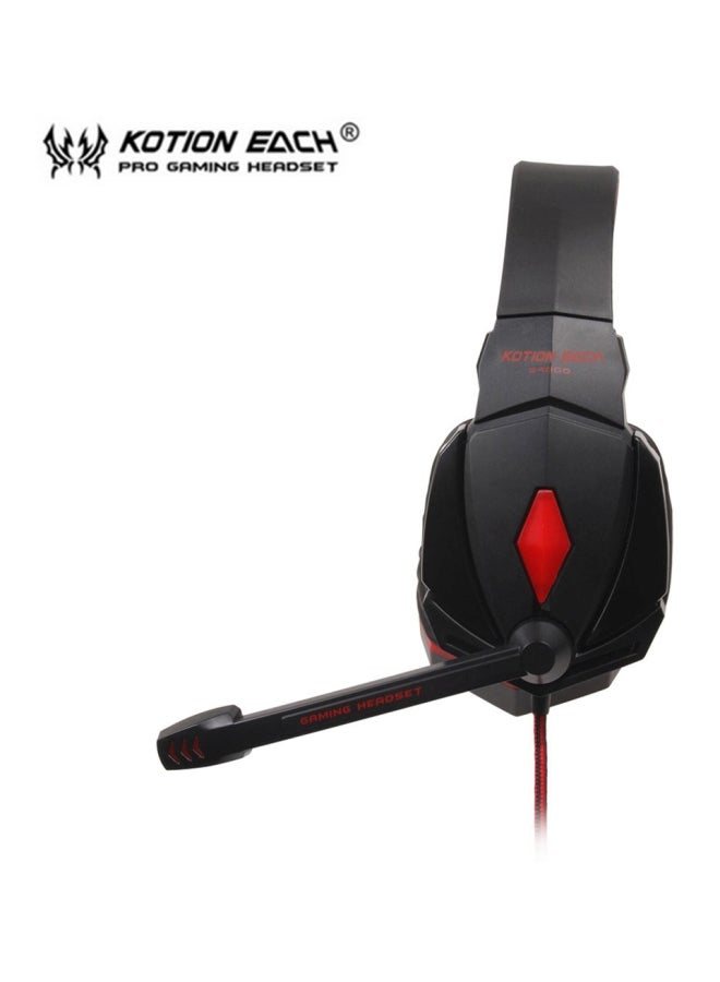 KOTION EACH LED Over-Ear Gaming Headset With Mic For PS4/PS5/XOne/XSeries/NSwitch/PC  - Image 4