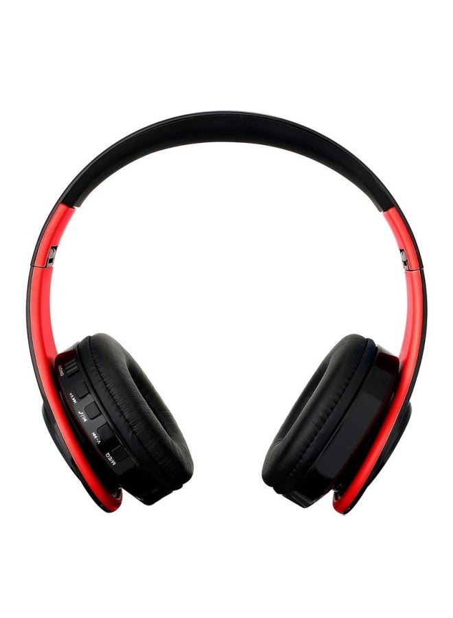 Foldable Bluetooth Stereo Headset Black/Red  - Image 1