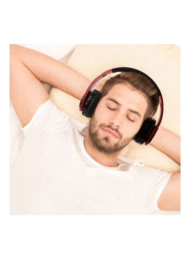 Foldable Bluetooth Stereo Headset Black/Red  - Image 3