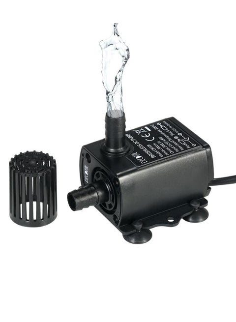 Ultra-Quiet Mini Submersible  Brushless Water Pump Fountain Black