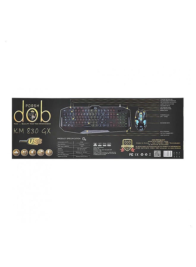USB Gaming Keyboard With Mouse