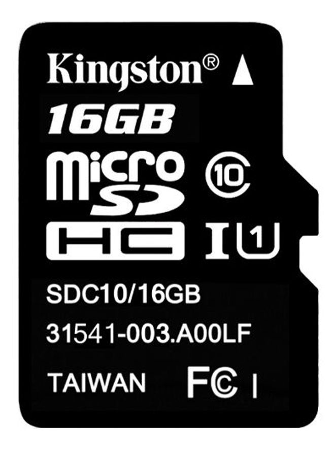 Kingston Micro SDHC Flash Memory Card Black 