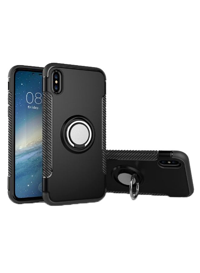 Generic Ring Armor-Proof Protective Case Cover For iPhone XS MAX Black 