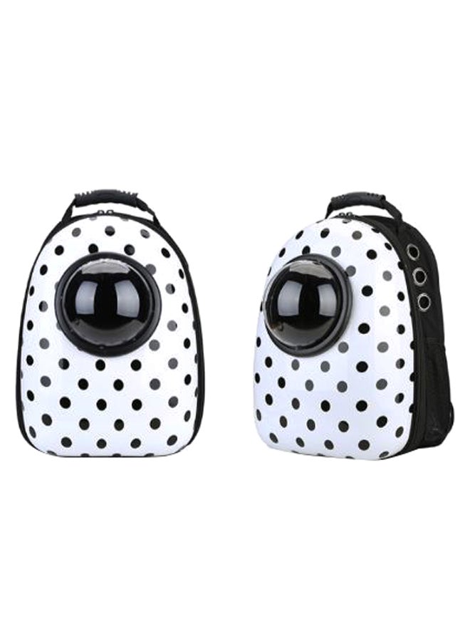 Generic Portable Space Pet Backpack White/Black