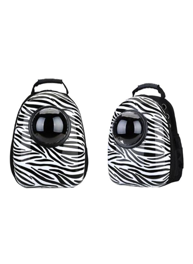 Generic Portable Space Pet Backpack White/Black