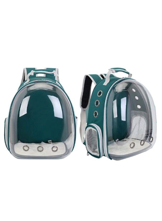 Generic Portable Space Cabin Pet Backpack Green/Grey