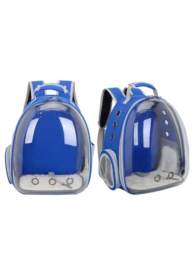 Generic Portable Space Cabin Pet Backpack Blue/Grey