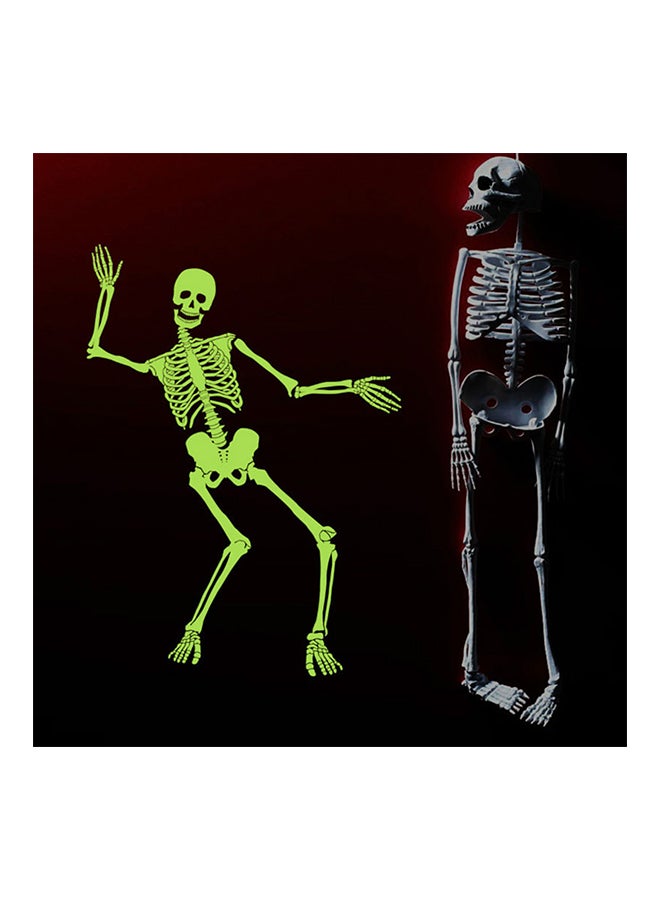 Halloween Night Light Horror Skeleton Wall Sticker Multicolour 50 x 70cm
