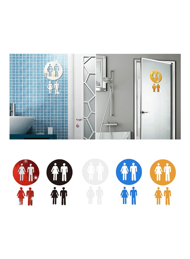 Sign Shop Mirror Surface Sticker Silver 50x70cm - Image 2
