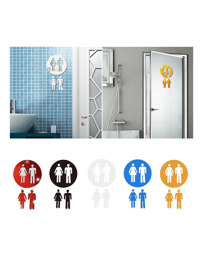 Sign Shop Mirror Surface Sticker Red 50x70cm - Image 2