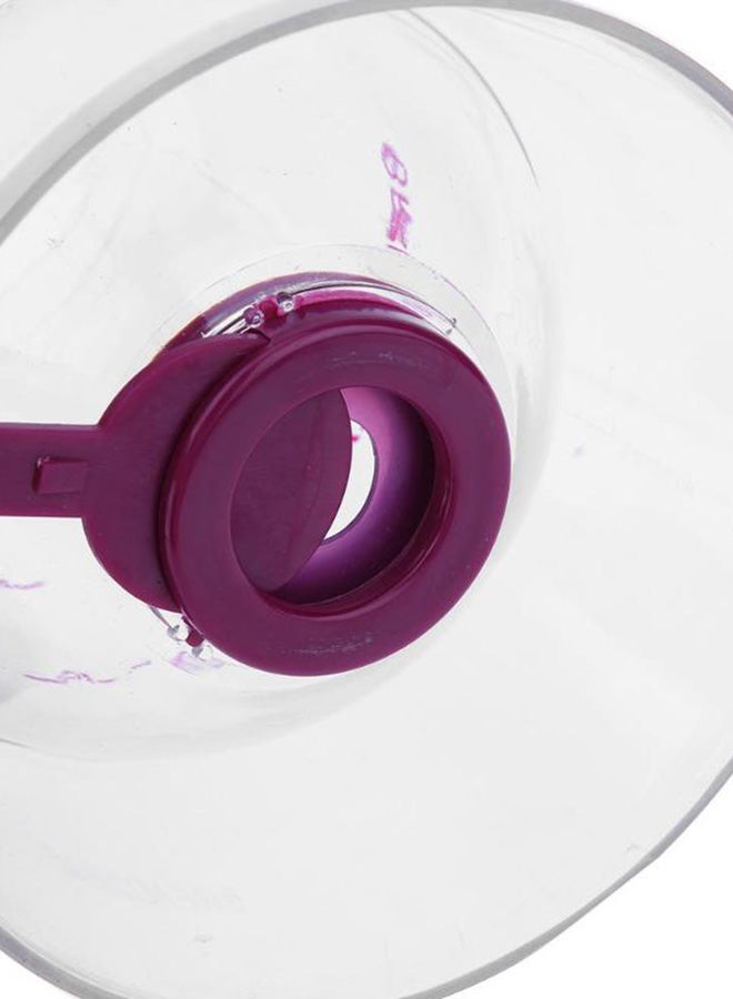 Cake Batter Dispenser With Measuring Lable Clear/Purple 4.3 x 7.5inch - Image 4