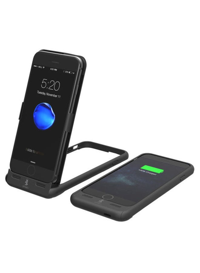 سمارت غطاء حماية ببطارية إيجنايت لهاتف أبل آيفون 7 أسود - Image 1