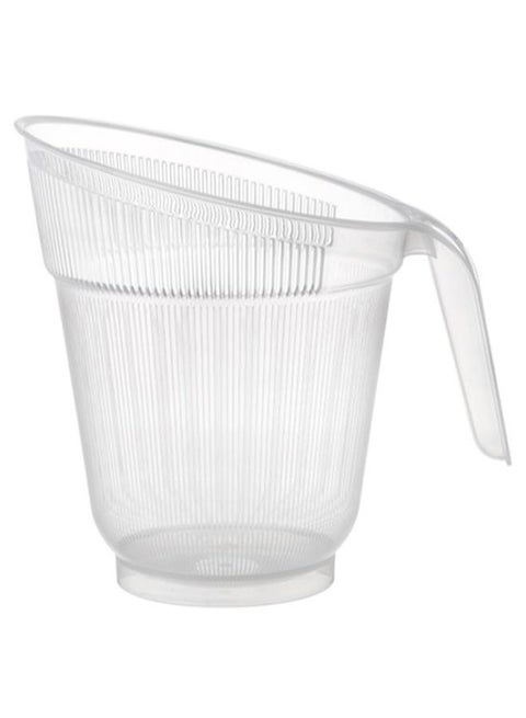 Pratica Rice Strainer With Handle Clear
