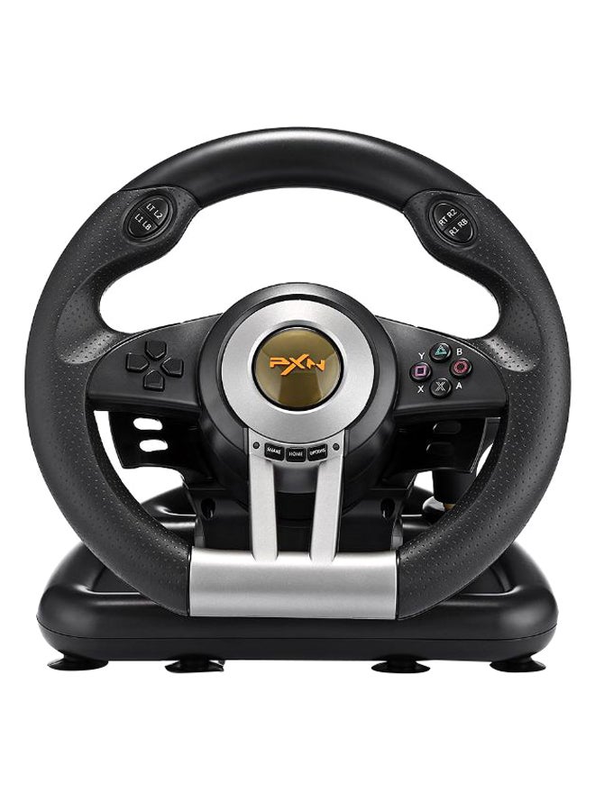 PXN - Racing Game Steering Wheel With Brake Pedal - Image 1