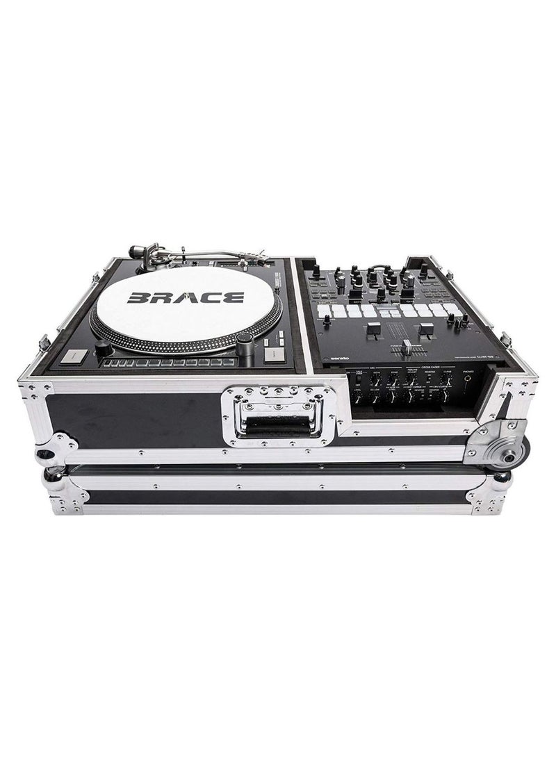 MGA40985 Scratch Suitcase Road Case For Turntable And 10-inch DJ Mixer