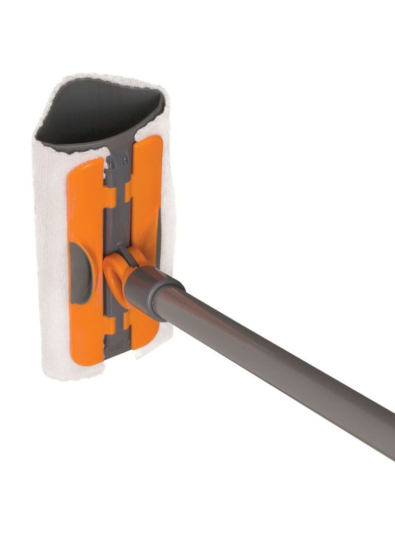 Casabella - Flex-O Sweeper With 3 Cloths Grey/Orange - Image 1