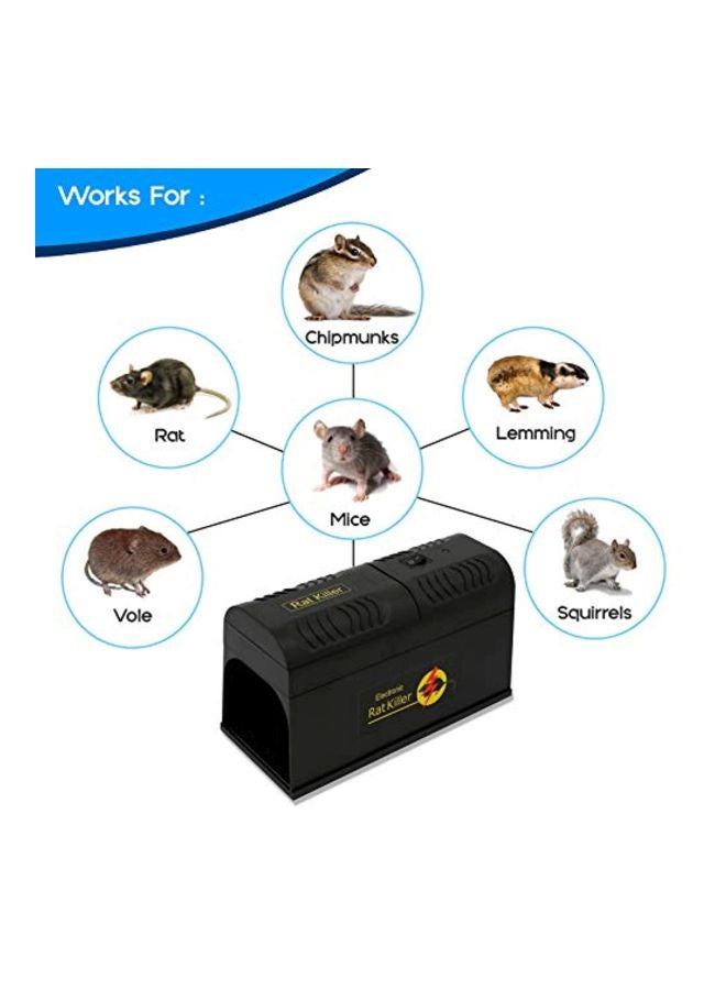 SereneLife - Electronic Rat Killer Black - Image 1
