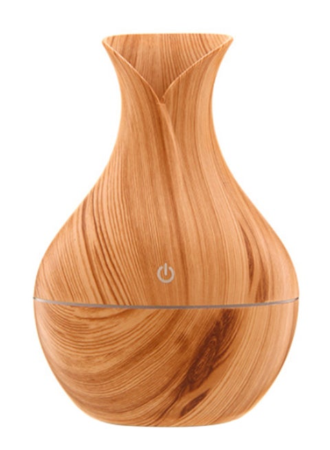 Wood Grain Aroma Air Humidifier Light Brown