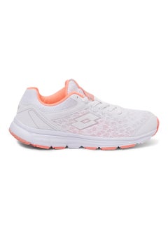 LOTTO Lace Up Trainers White/Orange  - Image 1