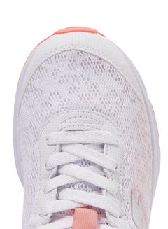 LOTTO Lace Up Trainers White/Orange  - Image 3