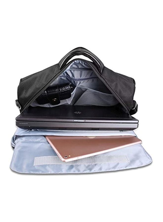 VanGoddy - Protective 3-In-1 Shoulder Bag For Toshiba Satellite C/E/L/P Series/Radius 15.6-inch Black - Image 1