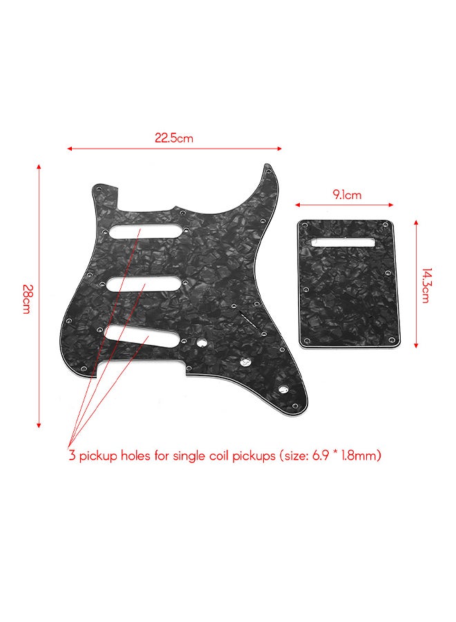 Generic SSS Electric Guitar Pickguard Set For American ST - Image 2